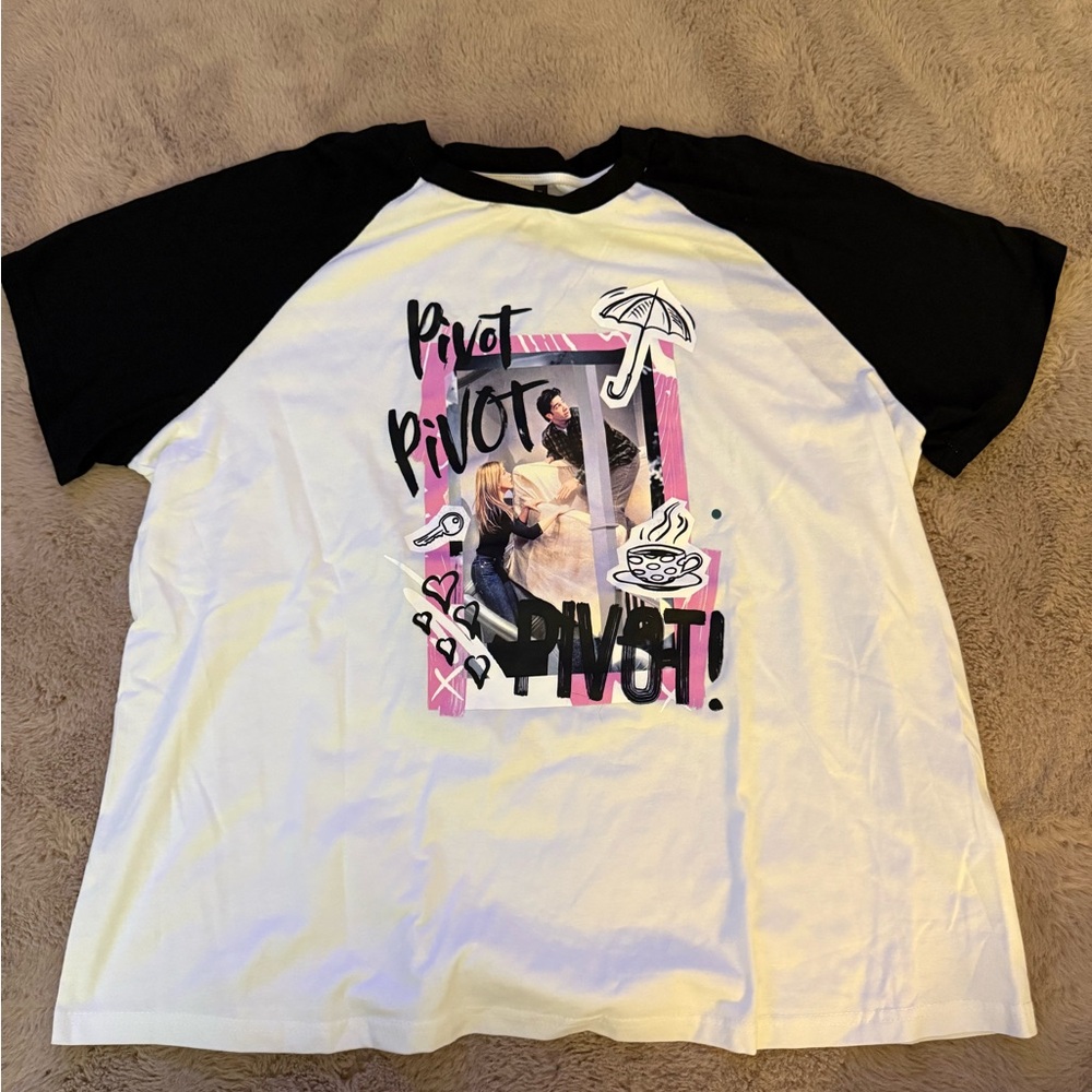Black and White Graphic Shirt